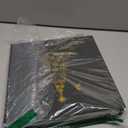 Lanpn Christmas Self Adhesive Photo Album Scrapbook, Linen Cover Christmas Tree Pattern DIY Sticky Magnetic Pages holds 4x6 5x7 A5 Picture for Xmas Holiday (Small-30 Sheets/60 Pages, Green)