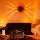 Spider Night Light with Remote Control, Spider Projector Wall Decor USB Powered Cute Spider Projector for Home, Unique Gifts