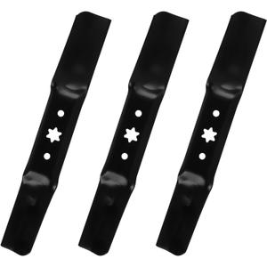 3PCS 942-05052A Mower Blades 6 Point Star for Cub Cadet 50 Inch Deck XT1 LT50 GT50 RZT50 L50 S50 XT2 LX50 Troy Bilt Mustang XP Craftsman Z550 T260 742-05052A Medium Lift 2-in-1 Blades