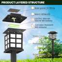 GIGALUMI Solar Outdoor Lights,12 Pack LED Solar Lights Outdoor Waterproof, Solar Walkway Lights Maintain 10 Hours of Lighting for Your Garden, Landscape, Path, Yard, Patio, Driveway