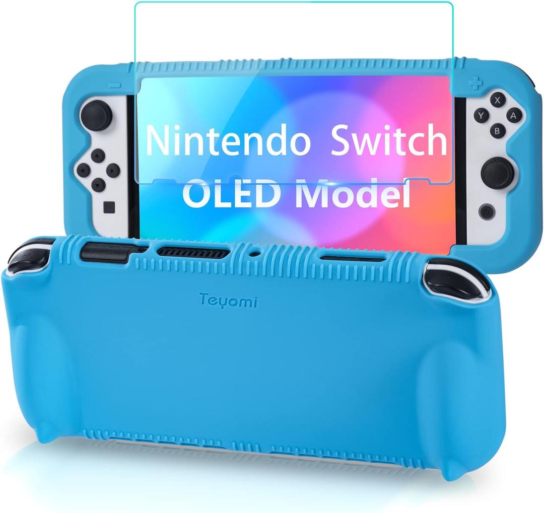 Silicone Switch OLED Case All Color (Blue)