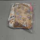 Luciphia 1 Pack 3 Blankets Super Soft Fluffy Premium Fleece Pet Blanket Flannel Throw for Dog Puppy Cat Paw Brown/Pink/White Small(23x16 inch)