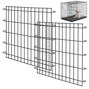 Tandefio 2 Pack Dog Crate Divider Panel for 36 Inch Crates - Adjustable Metal Pet Kennel Divider for Large, Medium & Small Dogs | Easy Installation & Secure Design (20.7 x 22.1 Inches)