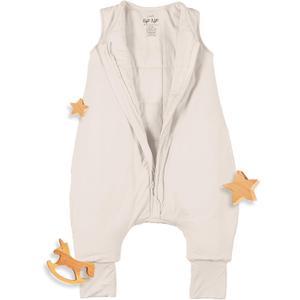 Nyte Nyte Baby - Sleeveless Soft Baby & Toddler Sleeping Sack, Breathable with Adjustable Feet Cuffs & Anti-Slip Grip (12-18, Bone)