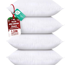 Utopia Bedding Throw Pillows White) – 16 x 16 Inches Down Alternative Pillows for Bed, Sofa, and Couch - Fluffy Decorative Stuffer Pillow for Indoors & Outdoors (4pcs)