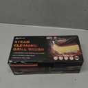 NEWKITCHEN Grill Brush Bristle-Free Steam Cleaning, BBQ Brush Replaceable Heat-Resistant Kevlar Head with Grill Scraper Safe Barbecue Grill Cleaner