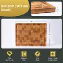 Bamboo Cutting Board Non Slip Heavy Duty Over Sink Wooden Wood Cutting Board for Kitchen Chopping Board Edge Grain Teak Smart Marble Flexible Round Stone Metal