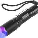 UV 365nm 395nm Blacklight Flashlight for UV Glue Curing,Rocks & Minerals Hunting,Pet Stain Detector,Scorpion Finder, Dry Stain, Portable,Zoomable Handheld Ultraviolet Flashlight Black Light