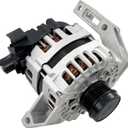 BV6T-10300-EA 150A 12V Alternator Compatible with Ford Focus 2012-2018 2.0L L4 4-Groove Decoupler Pulley Clockwise Replace 11617 11653N FG15S065 BV6Z-10346-E BV6T10300EA
