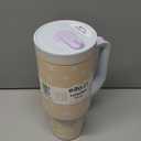 Ello Oasis 40 oz Tumbler with Handle & Retracting Straw | Reusable Insulated Stainless Steel Cup 100% Leakproof, Gifts for Teens Women Men | Keeps cold for 24 Hours, Cup Holder Friendly, Daisies