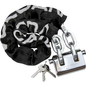 VULCAN Security Chain and Lock Kit - Premium Case-Hardened - 3/8 Inch x 3 Foot (+/-2 Inches) - Chain Cannot Be Cut with Bolt Cutters or Hand Tools