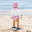 green sprouts baby girls Pull-up Reusable and Toddler Swim Diaper, Light Pink Watermelon Stripe, 12 Month US