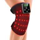 Red Light Therapy Knee Brace, Cordless 660nm 850nm LED Infrared Redlight Therapy Pad for Knee Joint Elbow Shoulder with 3000mAh Rechargeable Controller