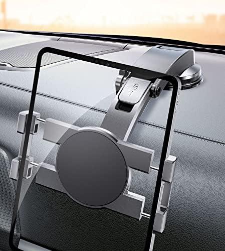 eSamcore Dashboard Tablet Holder for Car Suction Cup Car Mount with Large Clamp for All 6"-11" Apple iPad Samsung Galaxy Tab Tablet