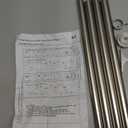 Kemmie 16-56 Inch Curtain rods, 1 Inch Diameter Splicing and Telescoping Structure Window Treatment Rods Set Adjustable Drapery Rods Heavy Duty Pole, Matte Nickel