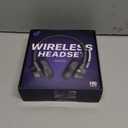 Bluetooth Headset, Wireless Bluetooth V5.4 Headphones with Microphone, Noise Canceling Multipoint Connect Wireless Headset with Mic for Work/Mobile/Laptop/Call Center/Noisy Office/Zoom - Black