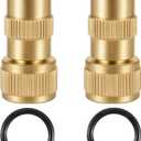 LEIFIDE 2 Pack Brass Adjustable Cone Nozzle Replacement Compatible with 6-6000, All Brass Sprayer Nozzles Parts Compatible with 1941, 1831, 1480, 1449, 21250XP, 21240XP, 97600N Sprayer