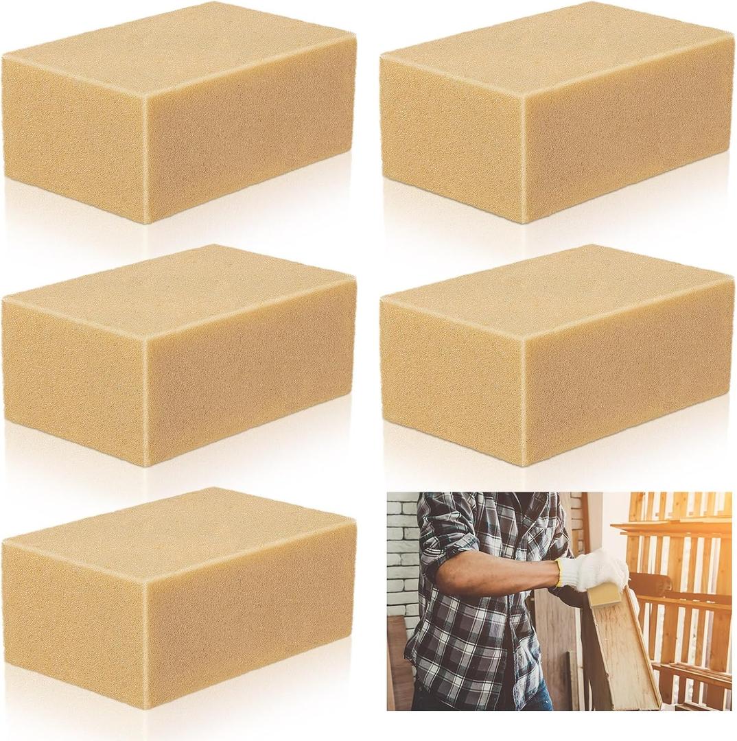 6 Pack Reusable Eraser Sponge Dry Cleaning Sponge for Soot Pet Hair Dust Dirt Painted Walls Books Car Interior Home Cleaning (6.3'' x 3.9'' x 1.8'')