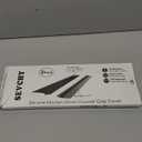 SEVCHY Silicone Stove Gap Covers (2 pack), Oven Gap Filler, Heat Resistant Stove Gap Filler, Seal Gap between Stovetop and Counter, Easy Clean (21 inch, Black)