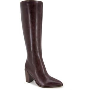XOXO Women's Bella Knee High Boot (6.5, Brown)