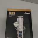 Ufree Beard Trimmer for Men, Waterproof Electric Razor for Nose, Body, Face & Mustache, Cordless Hair Clippers Shavers Grooming Kit, Valentines Day Gifts for Men Husband Father (Silver)