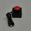 Programmable USB Macro Enter Keyboard, Major Policy Decision Button, One Handed Keyboard Programmable Setting Keypad, Enter Game PC Switch Control Keyboard, Customized Combination Buttons(Red) (Space)