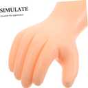 Sosoport Flexible Hands Model for Dolls 6 Pairs Plastic Hand Parts for DIY Doll Crafting Miniature Creations