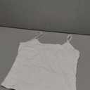 Trendy Queen Womens Spaghetti Strap Tank Top Summer Double Lined Workout Camisole Going Out Cute Tops Y2k Teen Girl Basic (Medium, White)