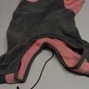 Dog Winter Coat, Warm Fleece Jacket, Windproof Pullover Bodysuit, Fullbody Pajamas Onesie, Cold Weather Clothes for Medium Large Dog (Small, Pink)