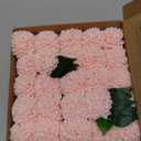 Ling's moment Blush Dahlia Foam Artificial Flowers Real Touch Faux Fake Flower for Home Decor Graduation Baby Shower Decorations Outdoors Party Favors Wedding Gifts Centerpieces Arrangements 25Pcs