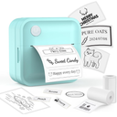 Label Maker Machine with Tape  Inkless Mini Bluetooth Label Printer with Multiple Templates, Wide Waterproof Labels, Portable Thermal Sticker Labeler for School Home Office Kitchen Organization