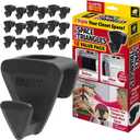 Original AS-SEEN-ON-TV, Ultra- Premium Hanger Hooks Triple Closet Space 18 PC Value Pack