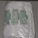 10x10ft Wrinkle Free White Backdrop Curtain for Parties Soft Fabric Drapes Wedding White Curtain Backdrop for Birthday Party Decorations Background for Photography 5x10ft, 2 Panels