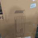 6' x 2' Grid Panel Tower with T Base and Footbeds, Black Finish, 72 inches x 25 inches x 2 inches
