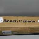 Gorich Beach Cabana with UPF50+ UV Protection, 8x8 FT Beach Canopy Tent with Side Wall, Easy Setup, Windproof Portable Sun Shelter Shade for Family