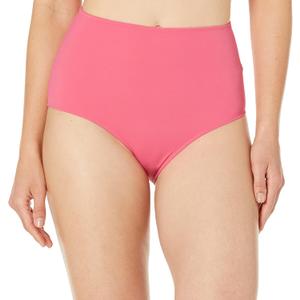 Amazon Essentials Women's High Waist Swim Bottom, XL, Pink