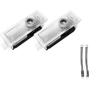 4 Pack Car Door Lights Logo Projector, LED Door Projector Lights Compatible with 1/3/4/5/6/7/X1/X2/X3/X4/X5/X6/M/Z/GT Series Car Accessories, Puddle Lights Ghost Shadow Welcome Light