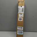 LazBlinds No Drill Zebra Blinds for Windows 21.5" W x 64" H, White
