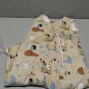 Yoofoss Rayon Made from Bamboo Baby Sleep Sack 18-24 Months 1.0 Tog Baby Wearable Blanket, Super Soft Infant Toddler Sleeping Sack 2-Way Zipper (Animals & Balloons)