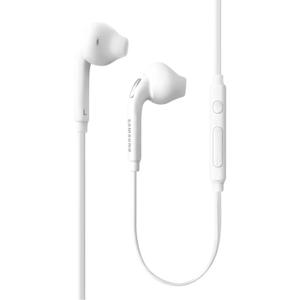 SAMSUNG (2 Pack) OEM Wired 3.5mm White Headset with Microphone, Volume Control, and Call Answer End Button [EO-EG920BW] for SAMSUNG Galaxy S6 Edge+ / S5, Galaxy Note 5/4 / Edge (Bulk Packaging)