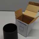 Matte Black Silicone Boot Toothbrush Holders, Modern Tooth Brushing and Toothpaste Holder Tumbler Cup for Bathroom Organizer (Black)