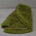 FJZFING Grass Green Round Rug Ultra-Soft Plush Modern 4x4 Circle Area Rug for Kid's Bedroom, Fluffy Shag Circular Rug for Nursery Room, Cute Grass Green Carpet for Teen's Room (4x4 Feet, Grass Green)