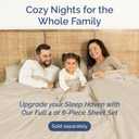 Queen Size Flat Sheet - Hotel Quality Top Flat Bed Sheet Only - Ultra-Soft, Comfy Breathable & Cooling - Fade & Wrinkle Free - Easy-Care, Stain & Shrink Resistant Bedding - Easy-Fit & Oeko-Tex - Wheat