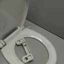 Elongated Toilet Seat 18.5" - Soft Close, Durable PP Oval Toilet Lid, Easy Installation & Removal, Fits Most Toilet Bowl Seat (Elongated 18.5'')