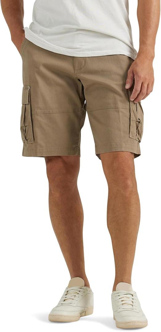Lee Men's Extreme Motion Carolina Cargo Short (Brown, M)