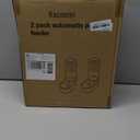 Automatic Dog Cat Feeder and Water Dispenser Gravity Food Feeder and Waterer Set with Pet Food Bowl for Small Medium Dog Puppy Kitten, Large Capacity 1 Gallon x 2(Grey)