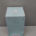 19 oz. Double Wall Glass Coffee Tumbler, To Go Travel Mug with Lid, Portable Glass Thermos with Straw, Reusable Cup, Tea, Smoothies, Ice Coffee, and Boba (Light Blue)