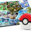 Pokemon Trainer Mission - Electronic Detector Will Guide You On 40 Missions, Voice & Light Instructions, Collect 65 Pokemon, Trainer Map, Kids 5+ Brown Box Packaging