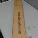 AOURMKOOP 118 Inch Extra Wide Retractable Baby Gate,Mesh Large Gate or Mesh Pet Dog Gate, Opening Wide Extra Long Child Safety Gate for Indoor Baby Fence, Outdoor, Stairs, Deck (Black)