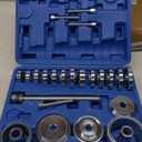 KUNTEC 31pcs Univeral Front Wheel Drive Hub Bearing Puller Remover Installer Tool Set